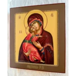 Писанная икона Владимирской Богородицы