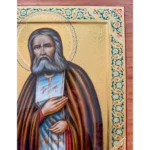 Серафим Саровский рукописная икона