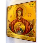 Писанная икона Знамение Богородицы