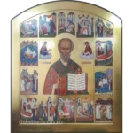 Житийная икона Николая Чудотворца
